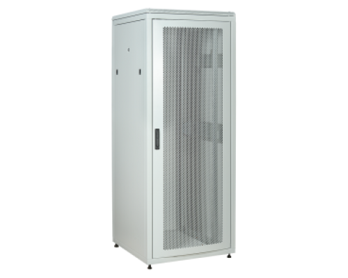 Шкаф сетевой 19 LINEA N 24U 800х800мм перфорированная передняя дверь задняя металлическая серый