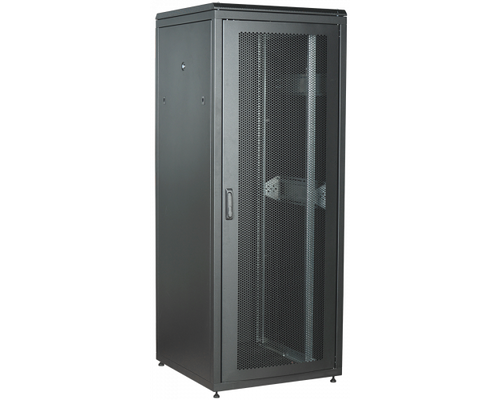 Шкаф сетевой 19 LINEA N 33U 800х800мм перфорированная передняя дверь задняя металлическая серый