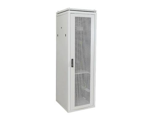 Шкаф сетевой 19 LINEA N 42U 600х800 мм стекляннаяпередняя дверь, задняя металлическая серый