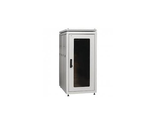 Шкаф сетевой 19дюйм ITK LINEA N 38U 600х600 мм перфорированная передняя дверь серый