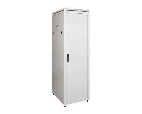 Шкаф сетевой 19дюйм ITK LINEA N 42U 600х800 мм металлическая передняя дверь серый