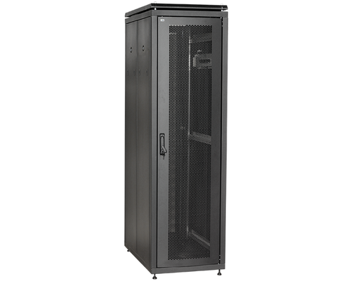 Шкаф сетевой 19дюйм ITK LINEA N 47U 600х800 мм перфорированная передняя дверь черный