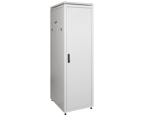 Шкаф сетевой 19дюйм LINEA N 33U 600х1000 мм металлические двери черный