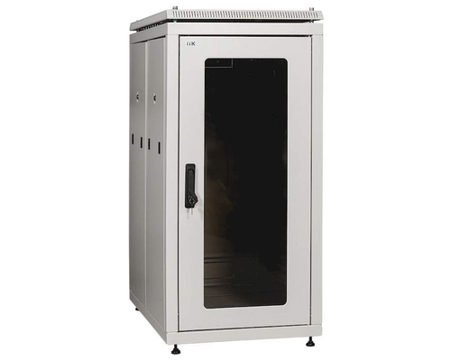 Шкаф сетевой 19дюйм LINEA N 33U 600х1000 мм перфные двери черный