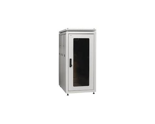 Шкаф сетевой 19дюйм LINEA N 38U 600х1000 мм металлическая передняя дверь серый