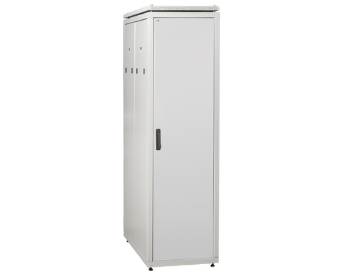 Шкаф сетевой 19дюйм LINEA N 42U 600х1000 мм металлические двери серый