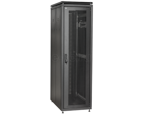 Шкаф сетевой 19дюйм LINEA N 42U 600х1000 мм перфные двери черный