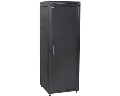 Шкаф сетевой 19дюйм LINEA N 47U 600х1000 мм металлические двери черный