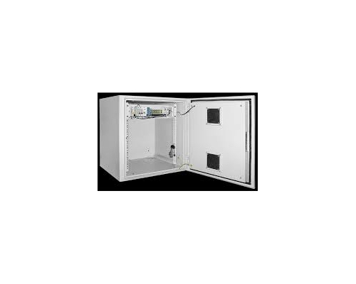 Шкаф уличный 19дюйм 12U 650x600 IP55 металл дверь серый