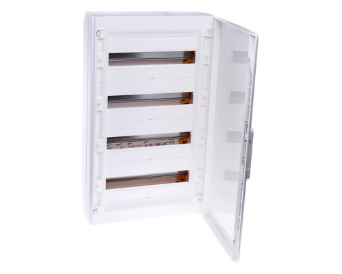 Дверь прозрачная для щитка 4х18