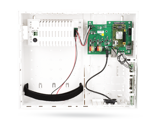 JA-107KRY Охранно-пожарная контрольная панель с LAN, GSM и радио-модулем