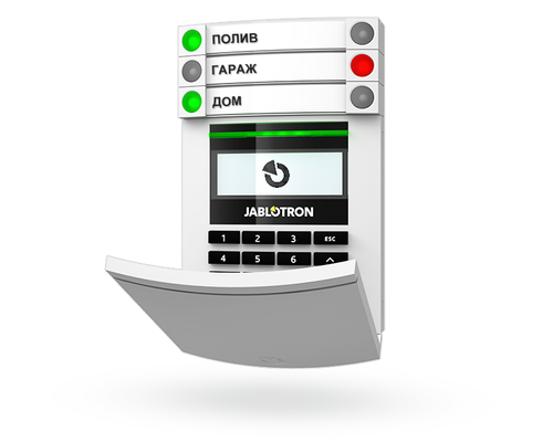 JA-114E адресный модуль доступа сo считывателем, ЖК дисплеем и клавиатурой