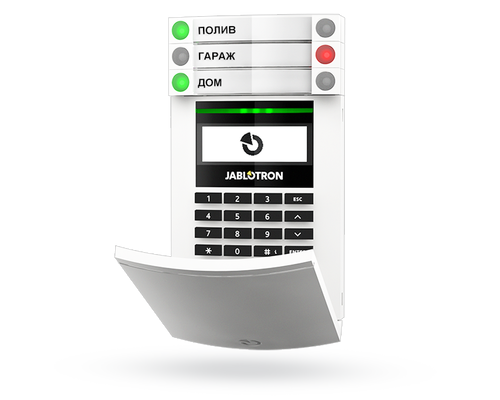 JA-154E Беспров. панель управления с дисплеем, клавиатурой и считывателем