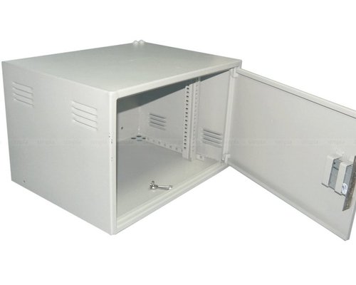 Настенный антивандальный шкаф 9U Ш600хВ470хГ450мм серый