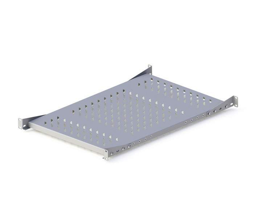 Полка 19дюйм стационарная  глубиной 1000мм серая