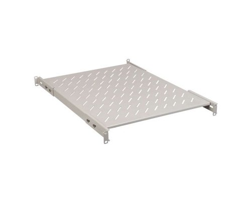 Полка 19дюйм усиленная стационарная  глубиной 1000мм серая