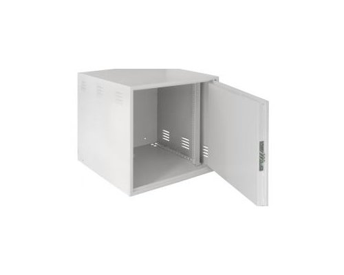 Шкаф настенный антивандальный сейфового типа, 12U, Ш600хВ600хГ600мм, серый