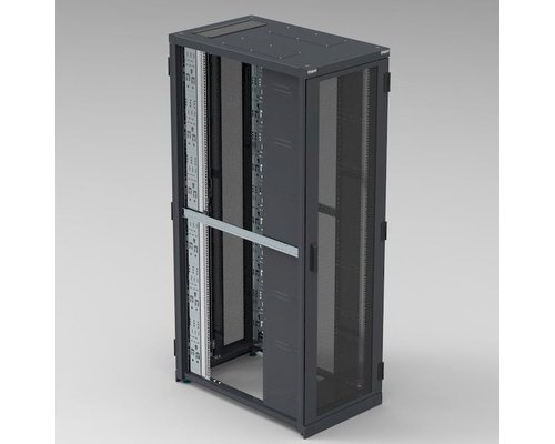 Шкаф серверный 19дюйм - 42U - 800x1200 мм - в плоской упаковке - с боковыми панелями