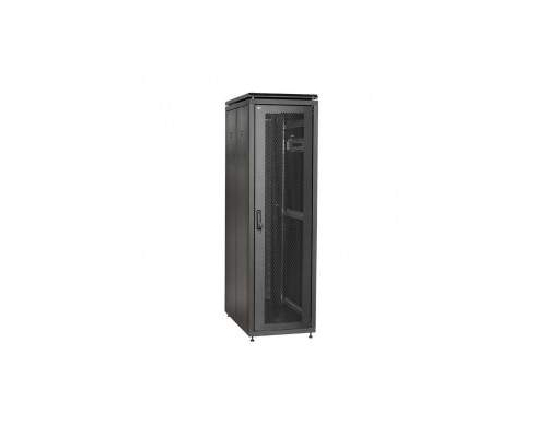 Шкаф сетевой 19дюйм ITK LINEA N 24U 600х800 мм перфорированная передняя дверь серый