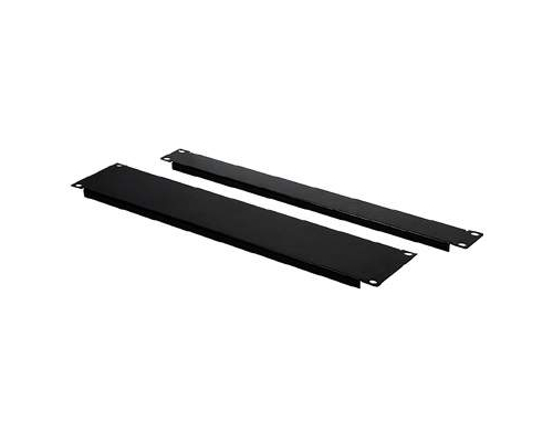 Фальш-панель на 1U стальная с порошковым покрытием цвет серый