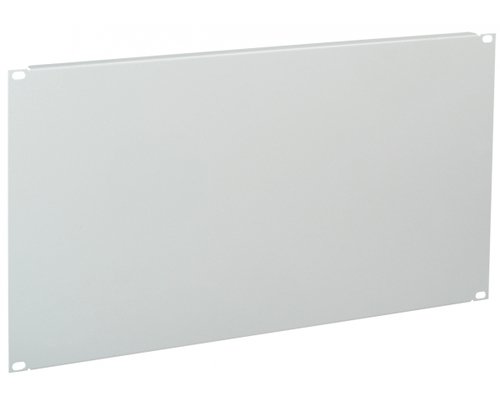 Фальш-панель на 4U стальная с порошковым покрытием серая