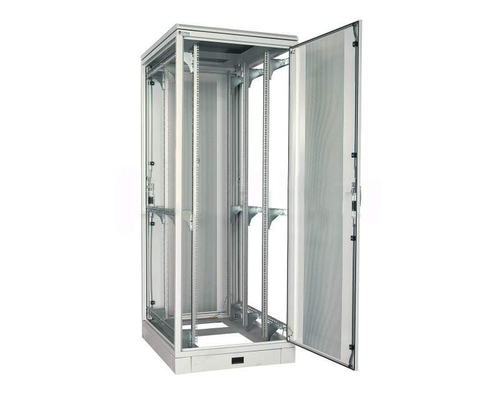 Шкаф напольный 19дюйм 24U 1163х600х800мм (ВхШхГ) дверь сталь сплошная серый