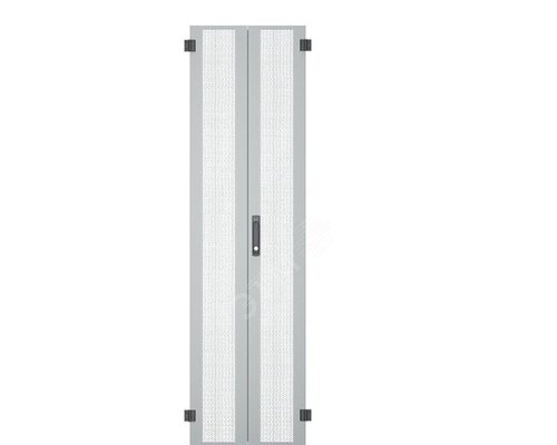 Шкаф напольный 19дюйм 45U 2096х600х1200мм (ВхШхГ)перед и задн двери сталь серый