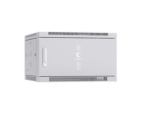 Шкаф настенный 19 дюймовый SJK 6U 320х515x300 стальная дверь без задней цвет