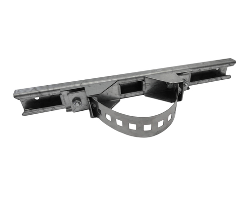 Суппорт для крепление роликов (до 300 кг) для шкафов шириной 600 mm серый