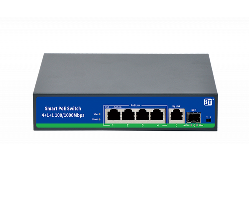 Внутренний источник питания ST-S42POE, (4G/1G/1S/78W)