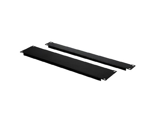 Фальш-панель на 1U алюминиевая с порошковым покрытием цвет серый