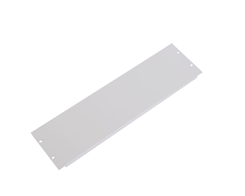 Фальш-панель на 3U стальная с порошковым покрытием цвет серый
