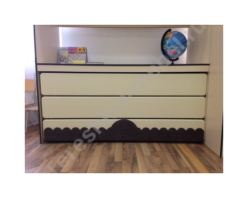 Горка Кровать 3-х ярусная Теремок