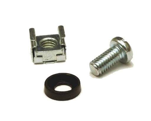 Комплект винт M6 квадратная гайка шайба (10 шт)