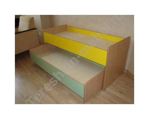 Кровать детская двухъярусная выкатная