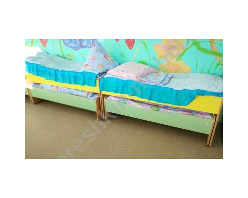 Кровать детская двухъярусная выкатная