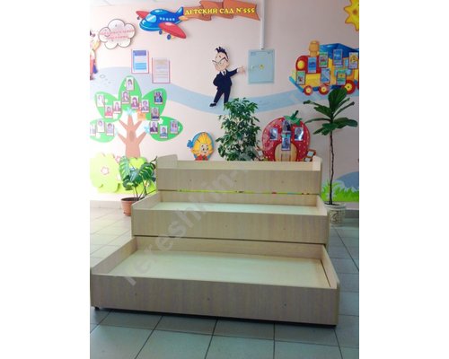 Кровать детская трехъярусная выкатная