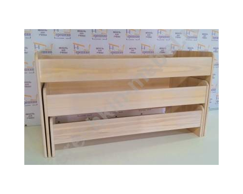 Кровать трёхъярусная детская выкатная массив сосна