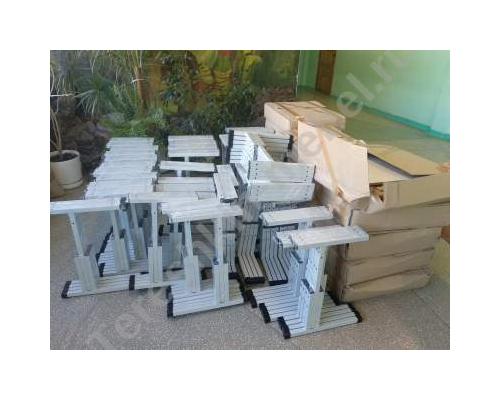 Металлокаркас парты стола ученического регулируемого №2-4, №3-5, №4-6, №5-7