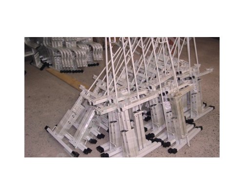 Металлокаркас стола регулируемого по наклону столешницы и высоте