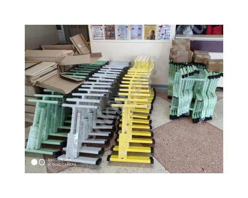 Металлокаркас стола ученического регулируемого по наклону и высоте