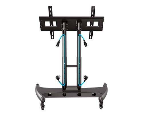 Напольная мобильная стойка для интерактивных панелей 32-65 дюймов (низкий профиль)