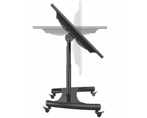 Напольная мобильная стойка для интерактивных панелей 32-65 дюймов (низкий профиль)