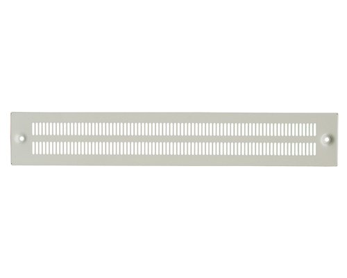 Панель боковая для цоколя длина 400 mm металлическая с перфорацией серый