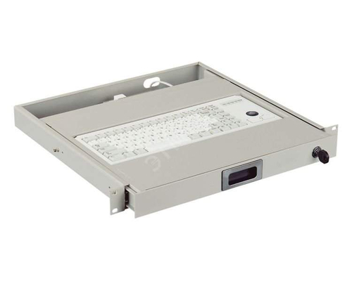 Полка клавиатурная 1U с мини-клавиатурой