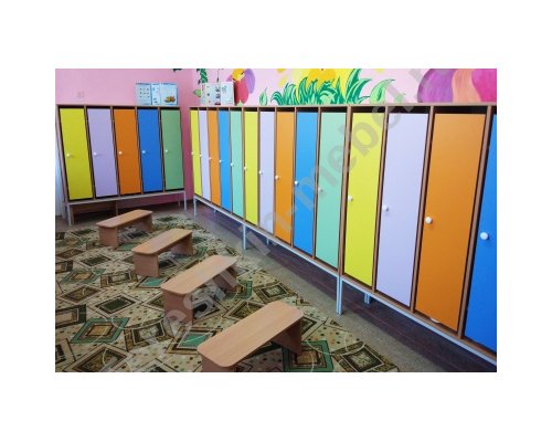 Шкаф для одежды в детский сад 1 2-х 3-х 4-х 5-ти местный