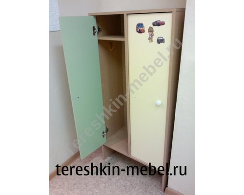 Шкаф для одежды в детский сад 1 2-х 3-х 4-х 5-ти местный