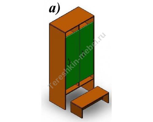 Шкаф для одежды в детский сад 1 2-х 3-х 4-х 5-ти местный