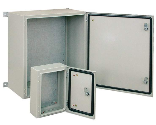 Шкаф электрический SWN 500х400х210 c монтажной панелью IP65 серый RAL7035