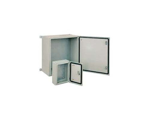 Шкаф электрический SWN 600х500х200 (ВхШхГ) c монтажной панелью IP65 серый RAL7035